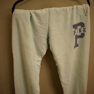 VS PINK Seafoam Sweatpants- Size Small
